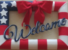 patriotic welcome